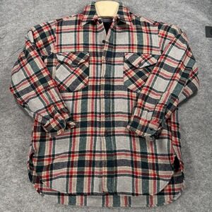 Vintage Pendleton Plaid Wool Shirt Jacket Lined Made USA Medium CPO Men